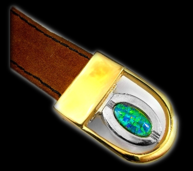 Opal Belt Buckle 3075