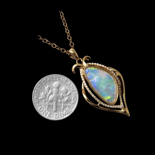 opal pendant 4139a-SOLD