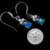 Opal earrings 6051a