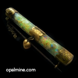 Opal Brosche Kristall 6759