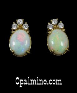 Opal øreringe 6034