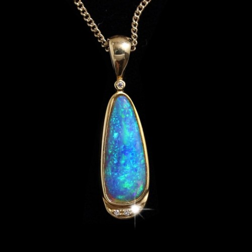 Opal Pendant 4258 - Opal Jewellery Online - Pendants, Rings, Bracelets ...