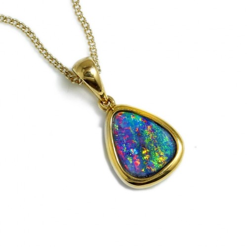 4031-colgante-ópalo-roca 4031-boulder-opal-pendant