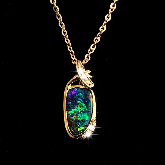 opal pendant