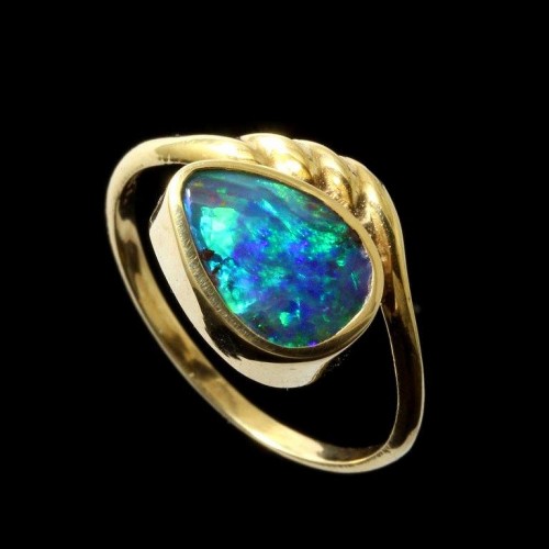 OPAL RING- boulder opal