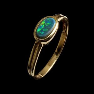 Black Opal Rings | Black Boulder Opal Rings, quality jewelry from ...